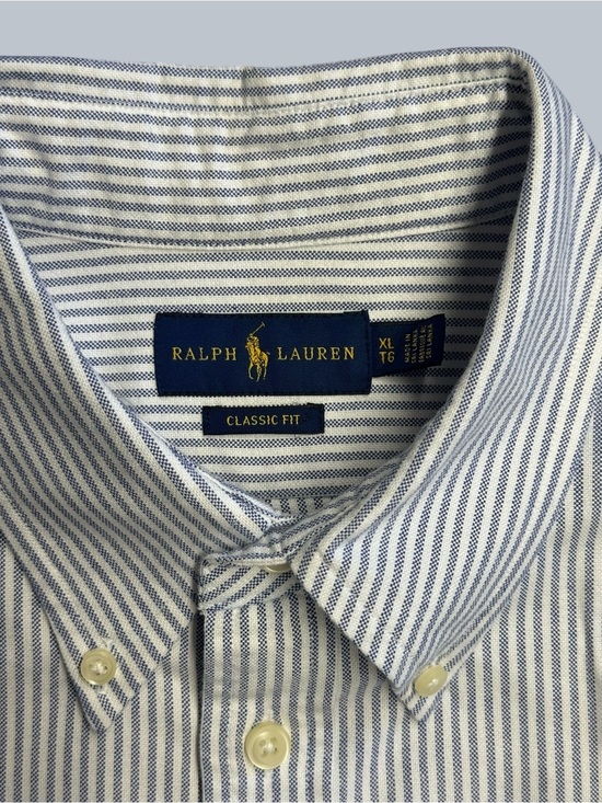 Ralph Lauren Other - Ralph Lauren Blue and White Striped Button-Down Shirt - Classic Fit